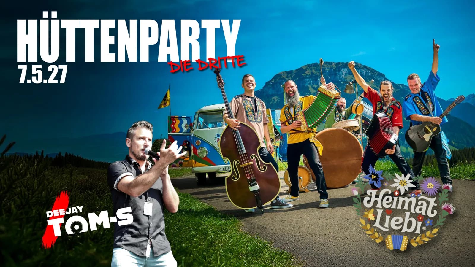 Flyer Freitag, 07.05.2027: Hüttenparty